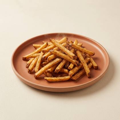 Pommes mit Knusprige Pommes frites