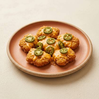 Chili-Cheese-Nuggets, 6 Stück mit Nuggets, Schmelzkäse, Jalapeños