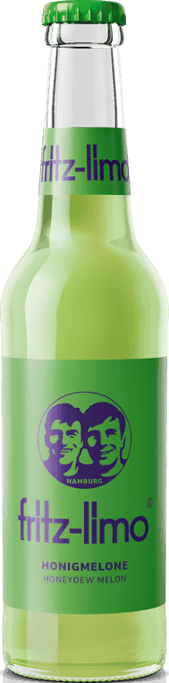 fritz-limo honigmelone, 0,33-l-Glasflasche