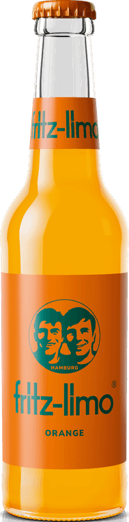 fritz-limo orange, 0,33-l-Glasflasche
